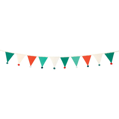 Girlander
Julegirlander med pompongflagg