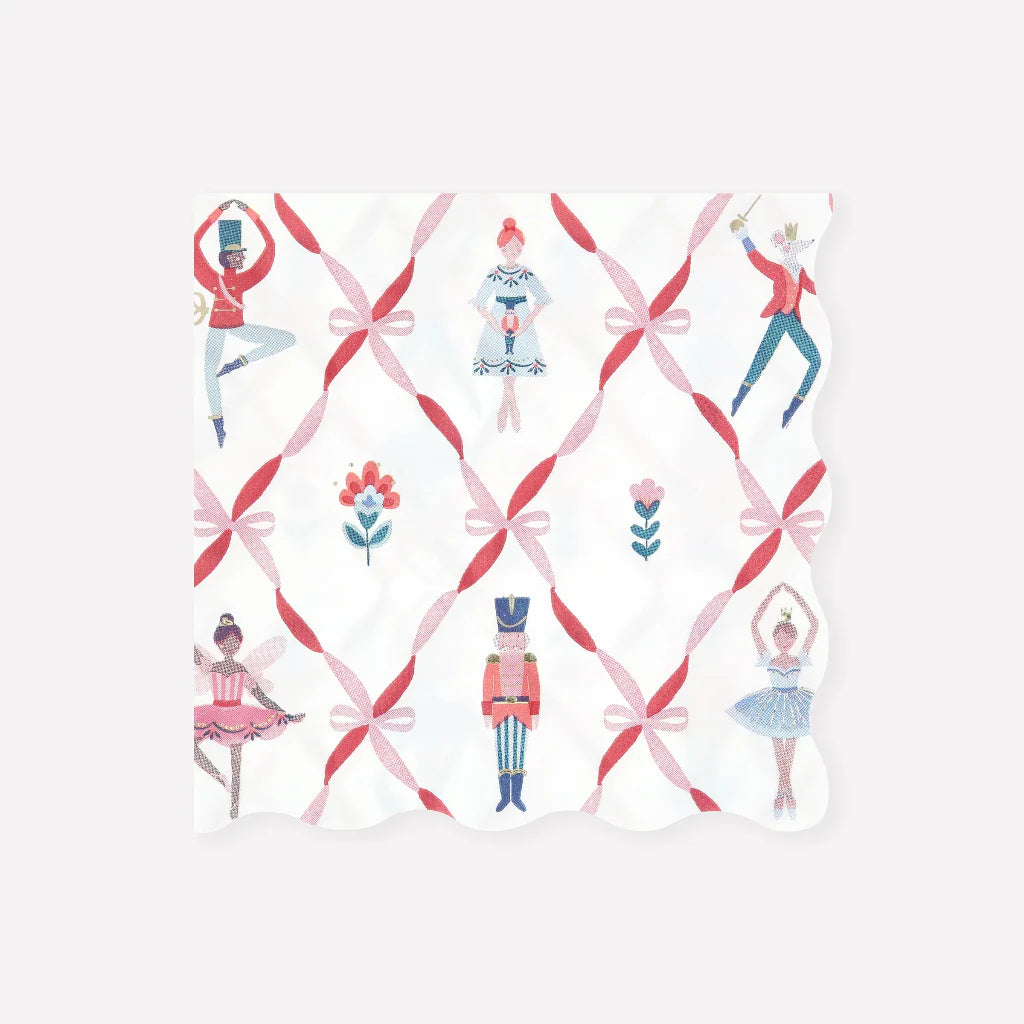 Nutcracker ballettservietter L