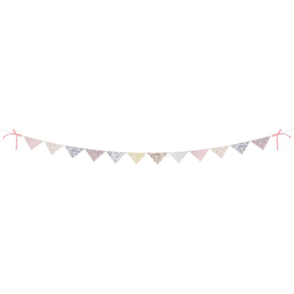 Meri Meri x Liberty guirlande, Bølgekant - 3,4 m