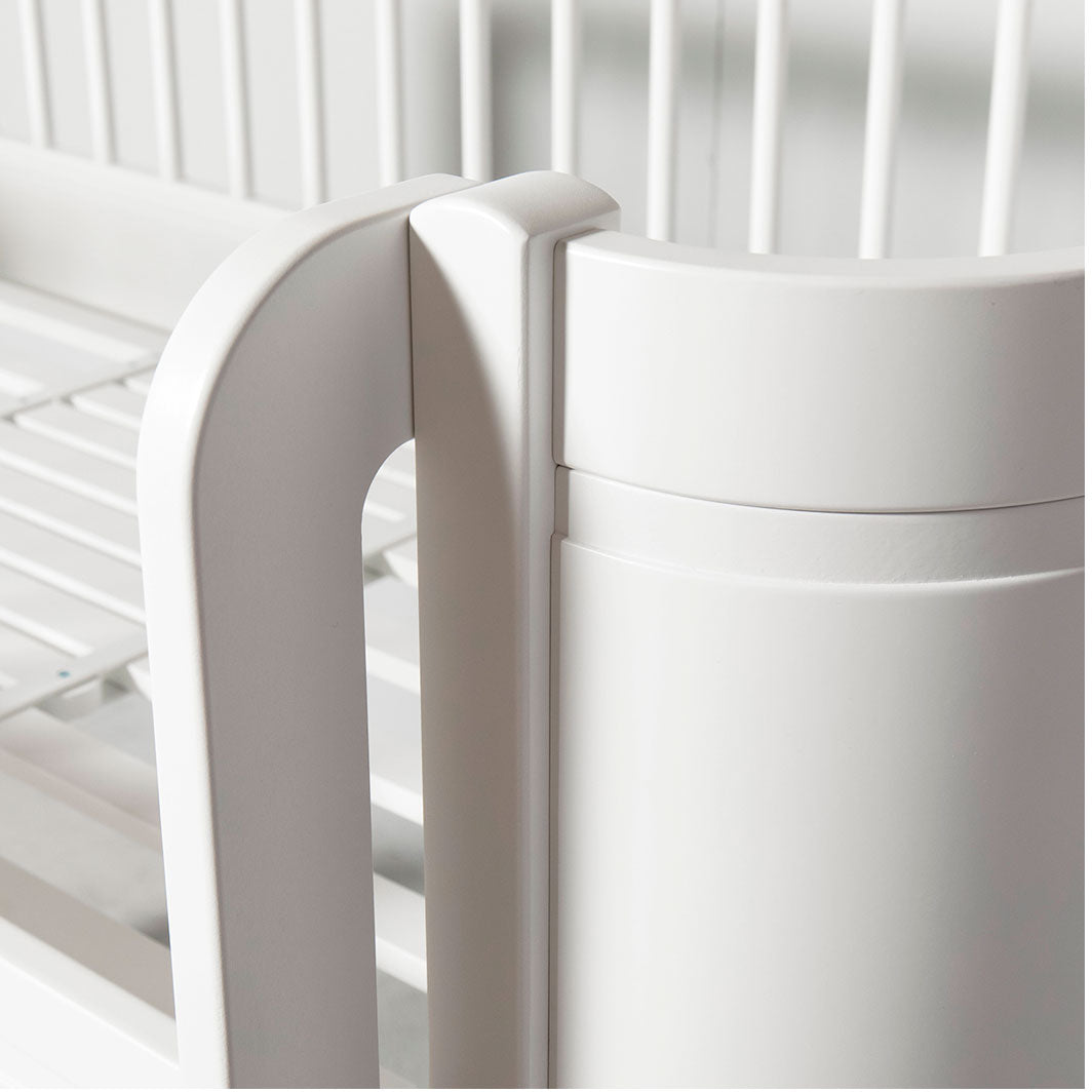 Oliver Furniture, Ombyggingssett, fra Wood Mini+ Tremmeseng Basic til halvhøju seng - hvit