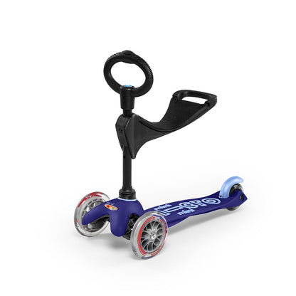 Micro Mini 3i-1 Deluxe sparkesykkel - Blå