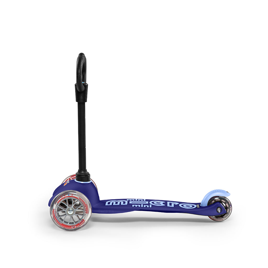 Micro Mini 3i-1 Deluxe sparkesykkel - Blå
