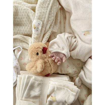 Fanga Fontana babyteppe, Venti Pointelle, GOTS - Antique white