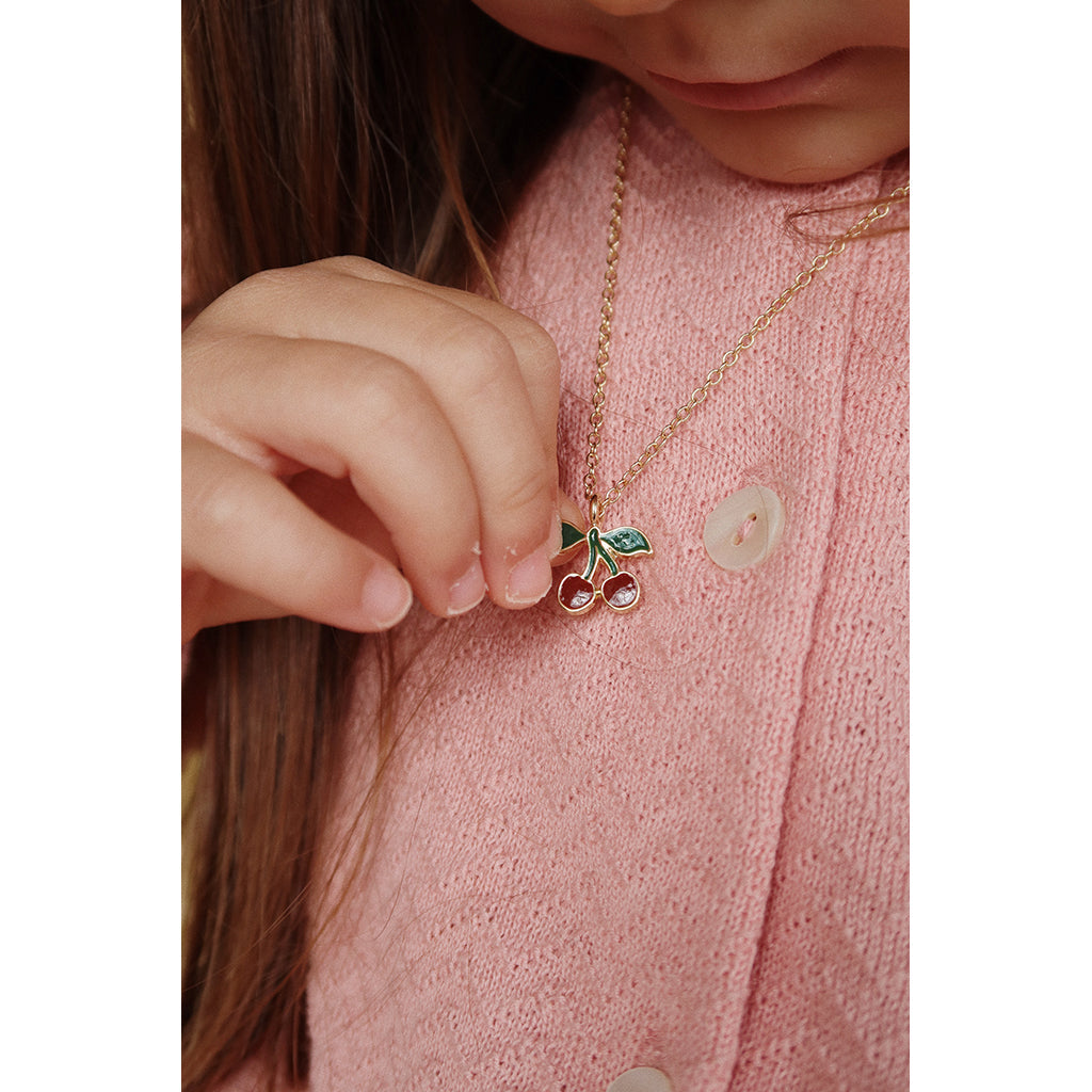 Konges Sløjd Smykkesett, Halskjede, Ring og Armbånd - Cherry