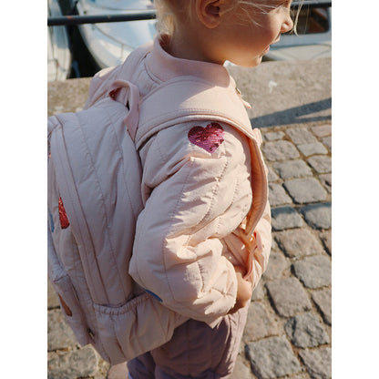 Konges Sløjd Juno Midi ryggsekk med paljettmotiver, Cameo Rose