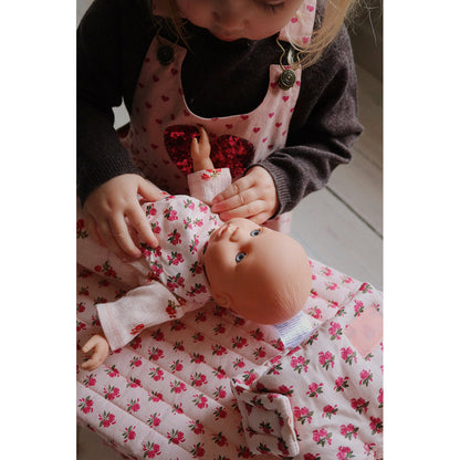 Konges Sløjd dukkertilbehør, Stelleveske - Rosie rose