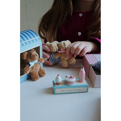 Konges Sløjd Miniature bamse, Milo Tiny Brown