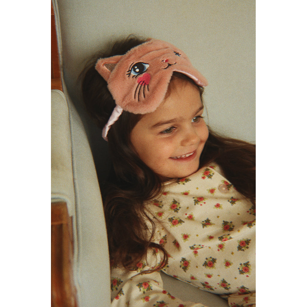 Konges Sløjd sleep mask, Cat – Rosa pink