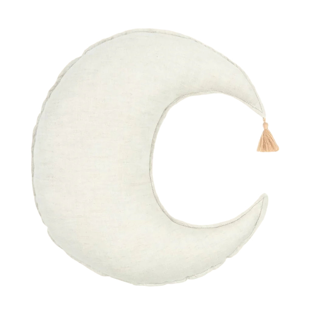 Nobodinoz månepute, vasket fransk lin - Greige