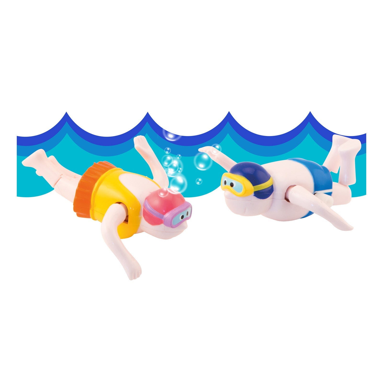 Moulin Roty svømmer m. trekk-opp effekt