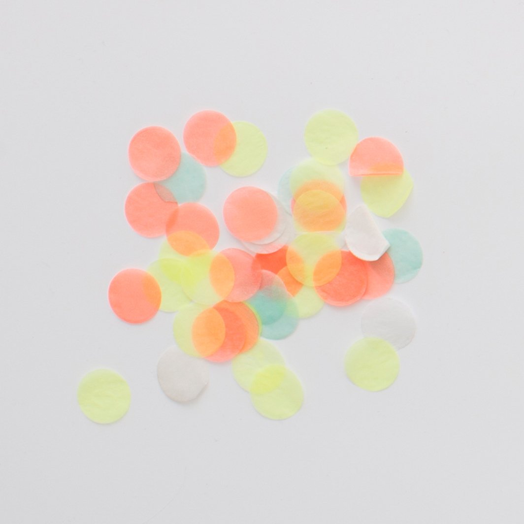 Meri Meri konfetti, Toot Sweet - Neon Party