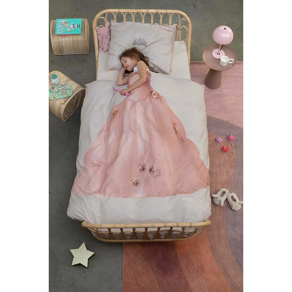 Snurk voksen sengetøy, økologisk - Princess beige