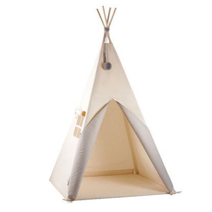 NunuNu tipi, lysegrå m. grå stjerner