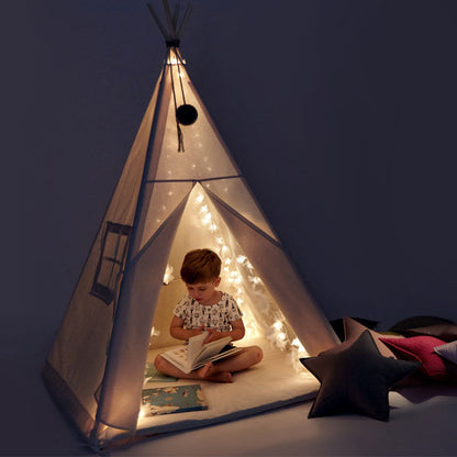 NunuNu tipi, lysegrå med grå stjerner