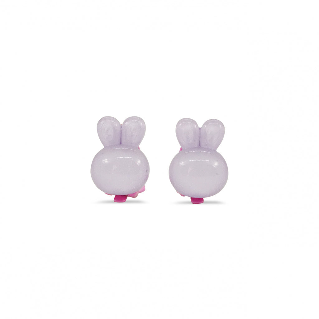 Milk x Soda Candy Rabbit øredobber til barn, clip-on - Purple