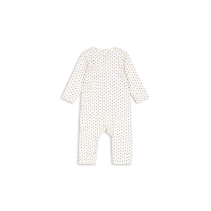 Fanga Fontana Bello bodystocking med lange ermer, Punto blue - str. 1 - 6 måneder