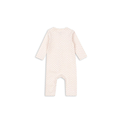 Fanga Fontana Bello bodystocking med lange ermer, Punto rosa - str. 1 - 6 mnd.