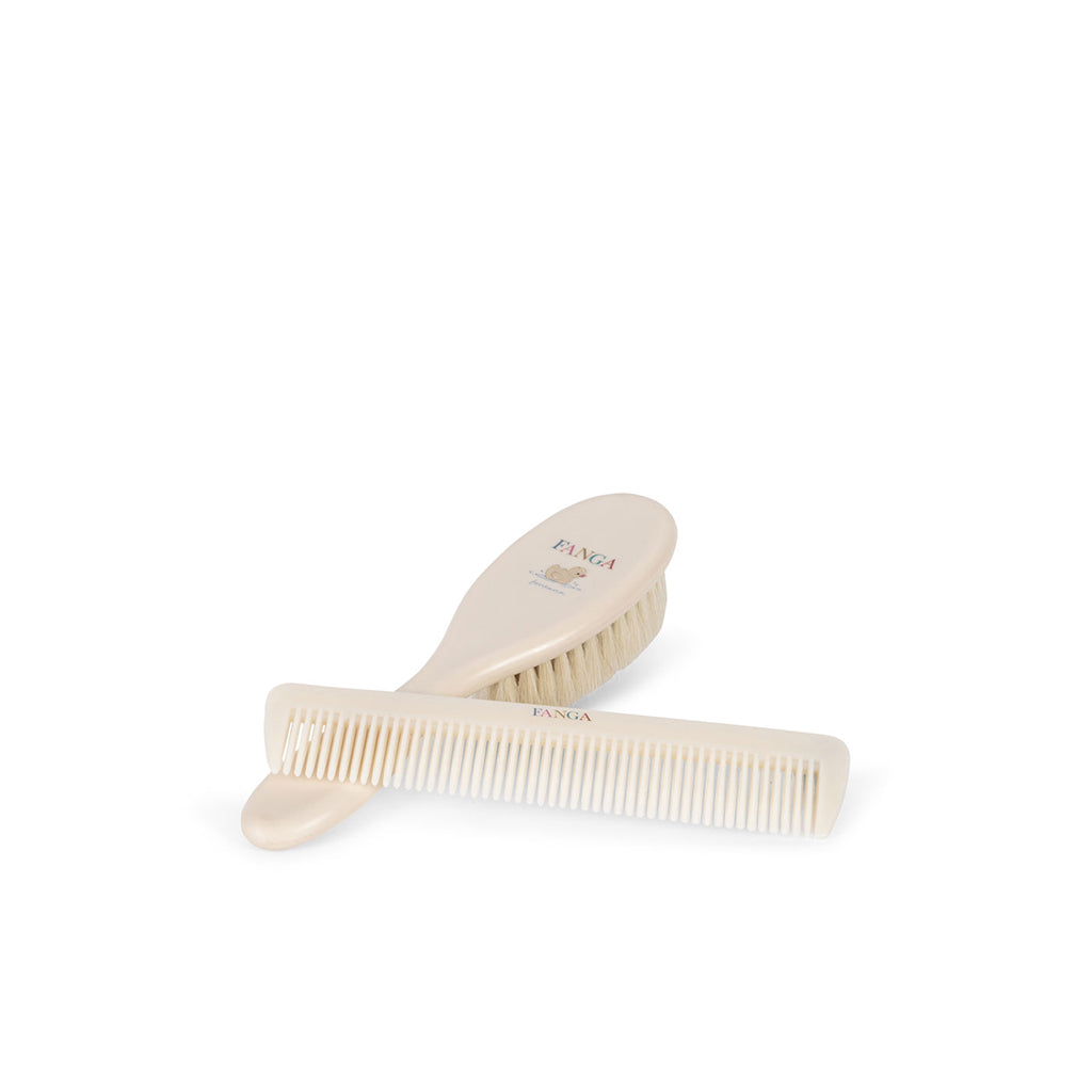 Fanga Fontana Baby hårbørstesett, Beige