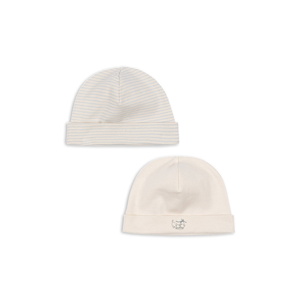 Fanga Fontana Fio stripe babylue, blå mix, 2-pakning - str. 0 - 9 mnd.