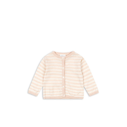 Fanga Fontana Venti baby cardigan, økologisk, Cameo rose  - str. 1 - 9 mdr.