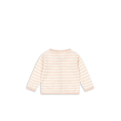 Fanga Fontana Venti baby cardigan, økologisk, Cameo rose - str. 1 - 9 mnd.