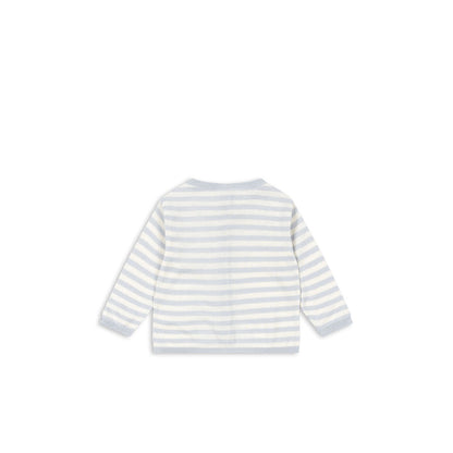 Fanga Fontana Venti baby cardigan, økologisk, Gray dawn - str. 1 - 9 mnd.