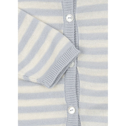 Fanga Fontana Venti baby cardigan, økologisk, Gray dawn - str. 1 - 9 mnd.