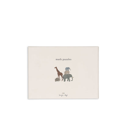 Konges Sløjd puslespill, Match, 9 små puslespill - 27 brikker