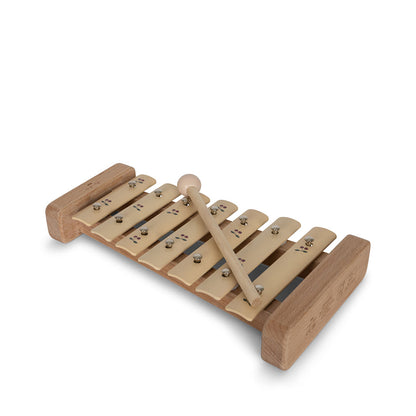 Konges Sløjd musikinstrument i tre, xylofon - Cherry
