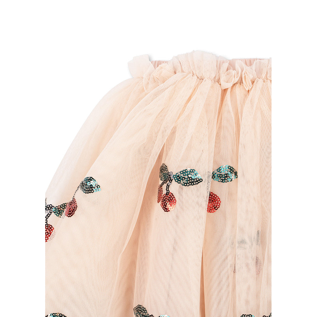 Konges Sløjd Yvonne skjørt, Ma grande cerise sequin - str. 18 mnd-6 år