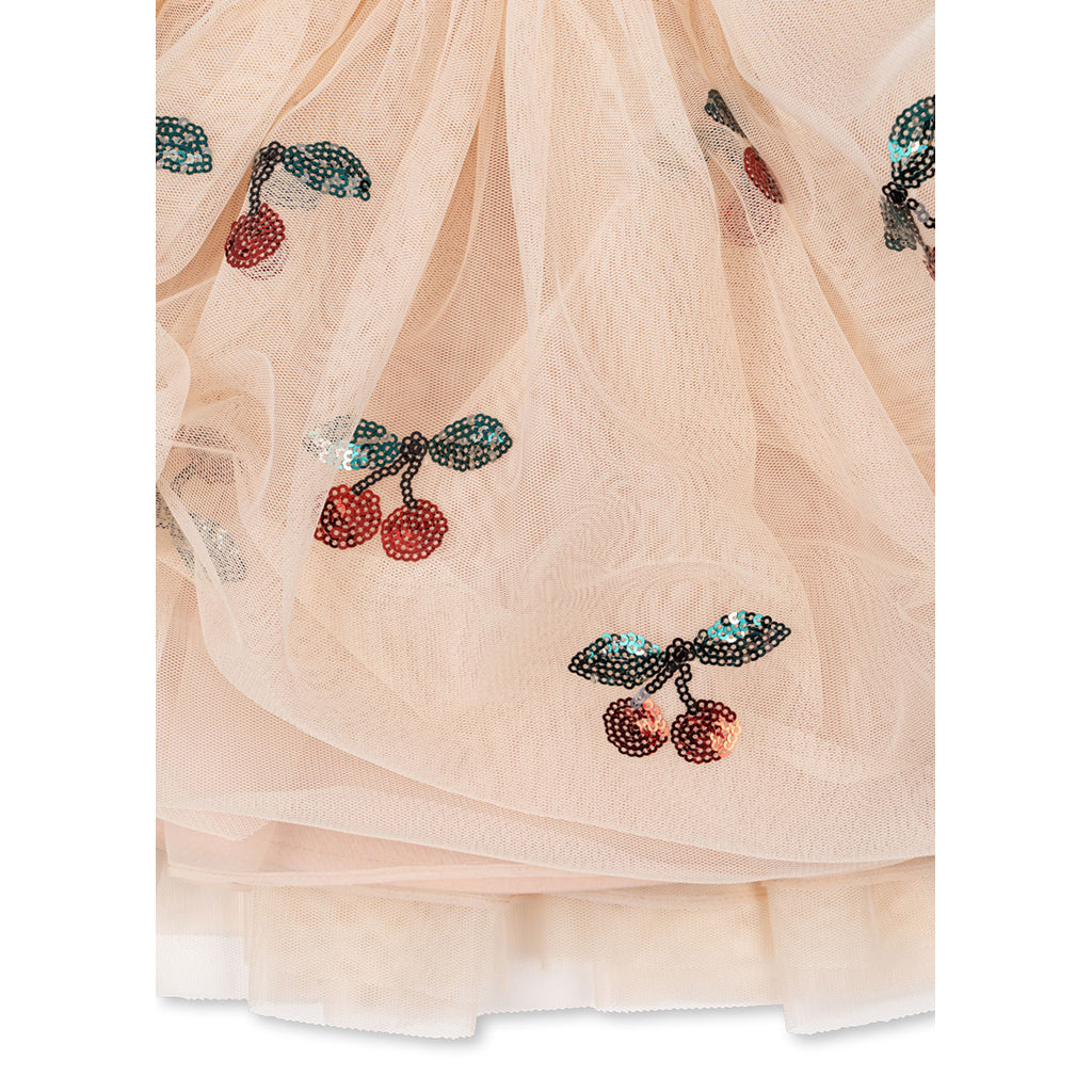 Konges Sløjd Yvonne skjørt, Ma grande cerise sequin - str. 18 mnd-6 år