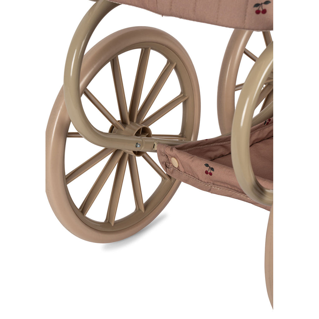 Konges Sløjd Minnie Dukkevogn med veske - Cherry blush