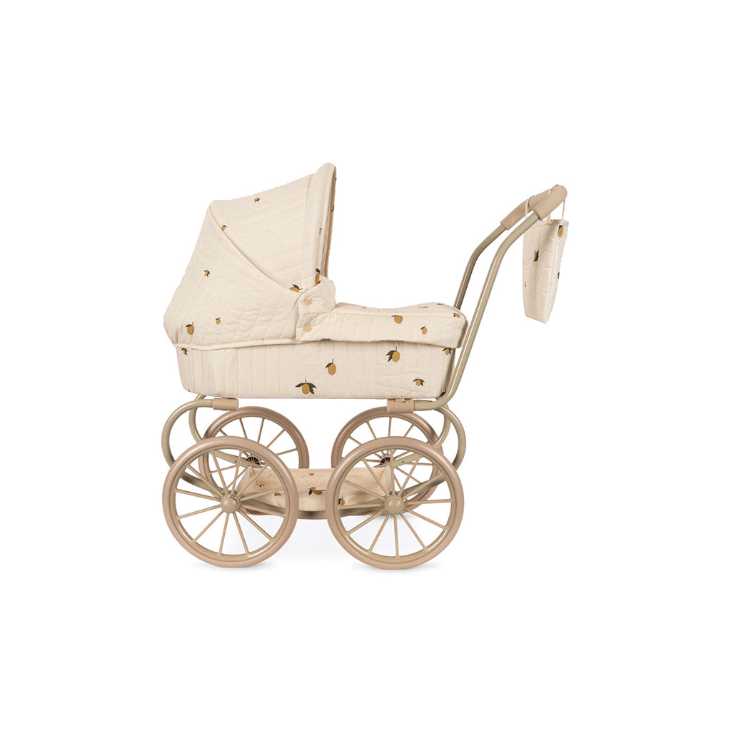 Konges Sløjd Minnie Dukkevogn med veske - Lemon