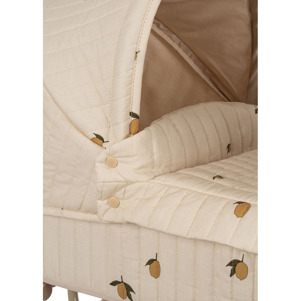 Konges Sløjd Minnie Dukkevogn med veske - Lemon