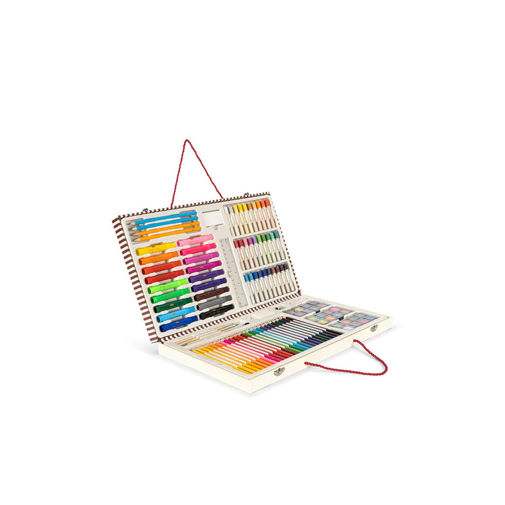 Konges Sløjd Mitt kreative sett, Koffert med tegneutstyr