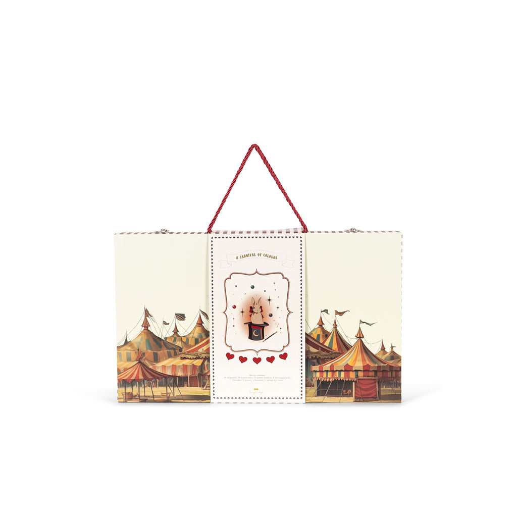 Konges Sløjd Mitt kreative sett, Koffert med tegneutstyr