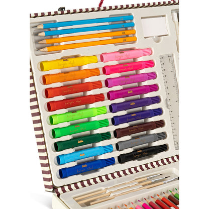 Konges Sløjd Mitt kreative sett, Koffert med tegneutstyr