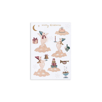 Konges Sløjd Vindusklistremerker og tusjer, Let it snow