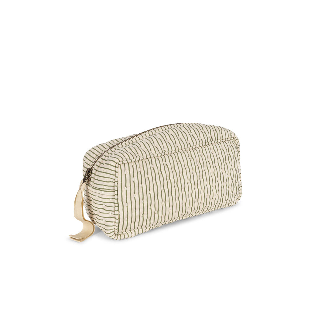 Konges Sløjd Stor toalettveske, quiltet - Tea stripe