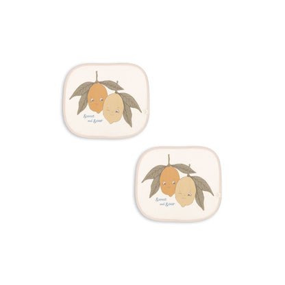 Konges Sløjd, Solskjerm for bilvinduer, 2-pakning - Ciao Limone