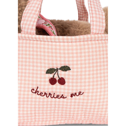 Konges Sløjd Maude hund i veske, Pink Check