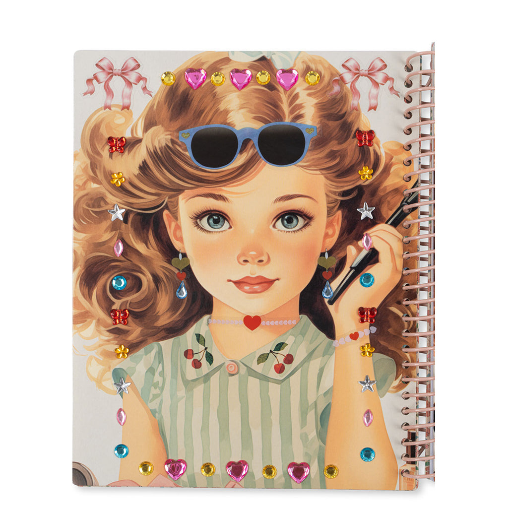 Konges Sløjd glam me up, Klistremerkebok