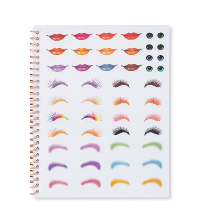 Konges Sløjd glam me up, Klistremerkebok