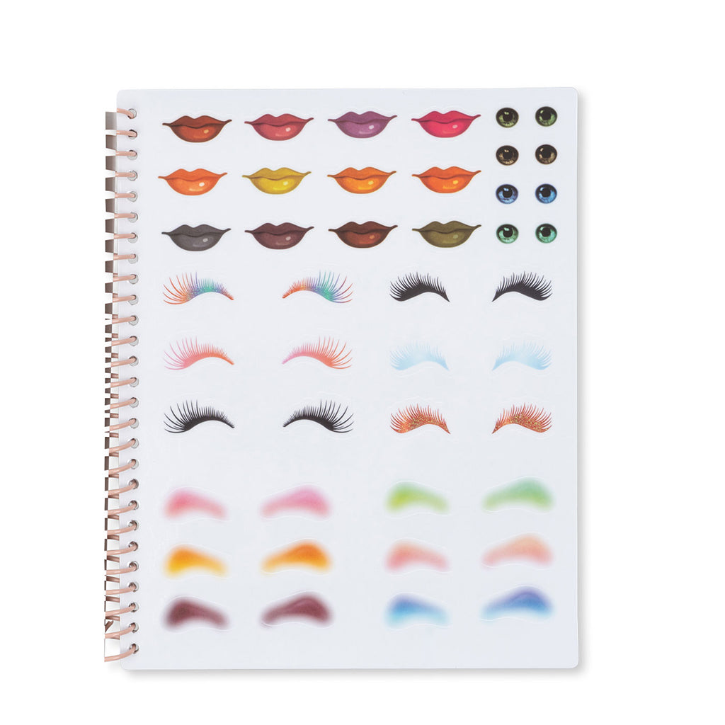 Konges Sløjd glam me up, Klistremerkebok