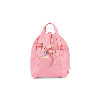 Konges Sløjd Clover skolesekk med gympose og regntrekk – Peony