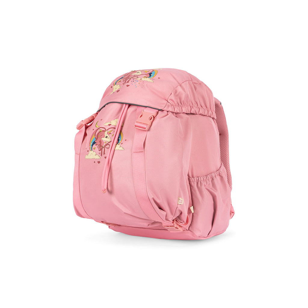Konges Sløjd Clover skolesekk med gympose og regntrekk – Peony