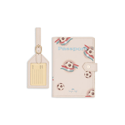 Konges Sløjd Rejsesæt, Pas etui og navnetag - Kick it