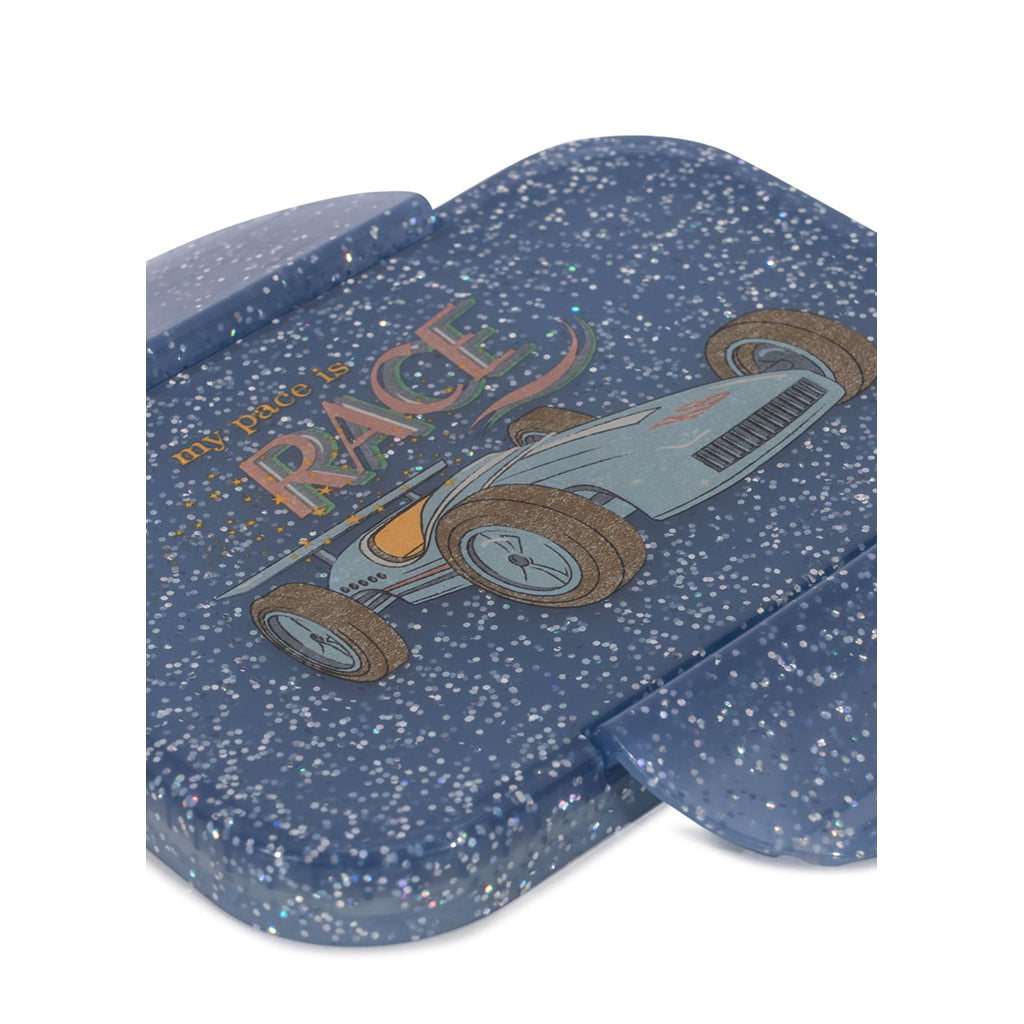 Konges Sløjd Glitter Lunch box, Matboks – Race