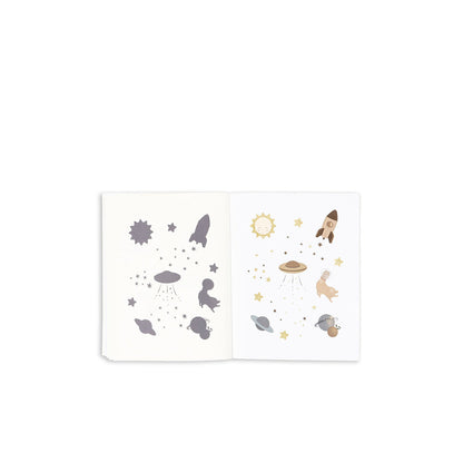 Konges Sløjd Aktivitetsbok med fargeblyanter og klistremerker - Multi