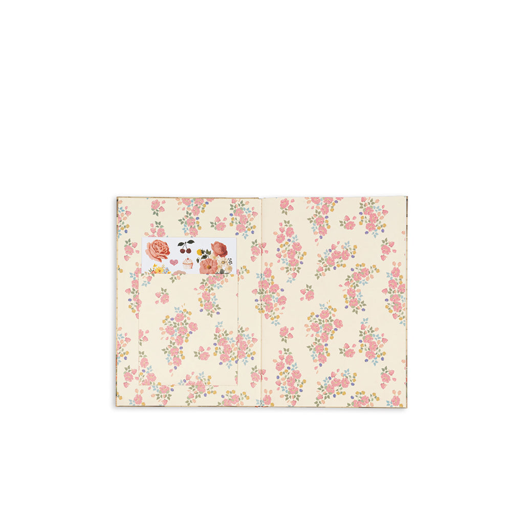 Konges Sløjd Malebok med klistremerker, House of flower - Multi